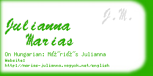 julianna marias business card